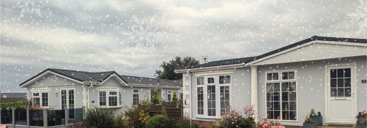 Christmas themed image of on of the residential parks