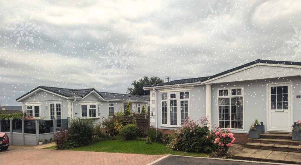 Christmas themed image of on of the residential parks
